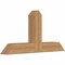 Ekena Millwork Portland Timber Gable Bracket, Western Red Cedar, 48"W x 24"H x 5 1/2"D x 5 1/2"F, 12/12 Pitch GBW048X24X0606POR00SWR - alternate 2